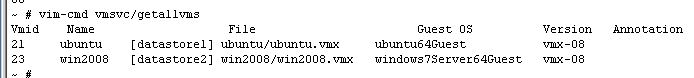 VMWARE_ESX5.1_命令行启动虚拟机